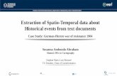 Extraction of Spatio-Temporal data about Historical events ...
