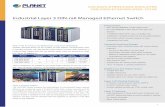 Industrial Layer 3 DIN-rail Managed Ethernet Switch