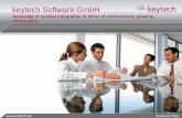 keytech Software GmbH keytech DMS Necessity ofsystem ...