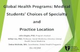 Students’ Choices of Specialty and Practice Location