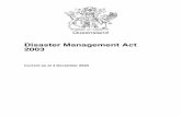 Disaster Management Act 2003 - legislation.qld.gov.au