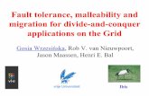 Fault tolerance, malleability and migration for divide-and ...