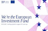 We re the European Fund - EIF