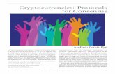 Cryptocurrencies: Protocols forConsensus