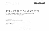 Engrenages – Conception - Fabrication - Mise en œuvre