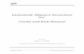 Industrial Alliance Securities Inc. Credit and Risk Manual