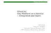 CPaas.io: City Platform as a Service – Integrated and Open