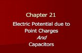 Electric Potential due to Point Charges Capacitors