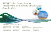 STEM Project Status Report Presentation to the Board of ...