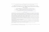 A Mathematical and Numerical Model for the Transport of ...