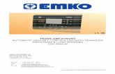 TRANS-AMF.SYNCRO AUTOMATIC GEN-SET CONTROLLER WITH ...