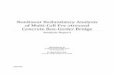 Nonlinear Redundancy Analysis of Multi-Cell Pre-stressed ...