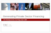 Generating Private Sector Financing, FTA ... - fta.dot.gov