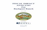 FISCAL IMPACT ANALYSIS For Rockport Ranch