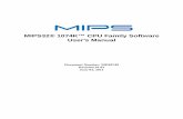 MIPS32® 1074K™ CPU Family Software User’s Manual