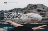 Australian Counsellin esearc ournal .acrournal.com
