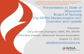 (WNA): Discussion of the WNA APRN Modernization Act ...