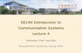 EE140 Introduction to Communication Systems Lecture 4