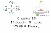 Chapter 13 Molecular Shapes VSEPR Theory