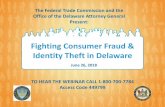 Fighting Consumer Fraud & Identity Theft in Delaware