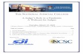 A Judge’s Role in a Pandemic A Webcast for Judges