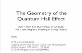 The Geometry of the Quantum Hall Effect