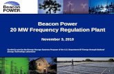 Beacon Power 20 MW Frequency Regulation Plant