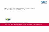 Poverty and Income Inequality in Scotland: 2013/14