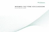 RISING TO THE OCCASION - Citizens Bank