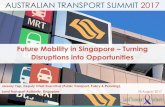 Future Mobility in Singapore Turning Disruptions into ...