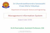 Management Information System Sri Chandrasekharendra ...