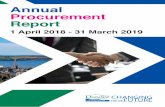 Annual Procurement Report - Changing For The Future