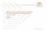 Reference Interoperability Procurement Language