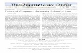 The Chapman Law Courier - Chapman University