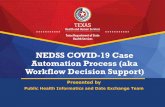 NEDSS COVID-19 Case Automation Process (aka Workflow ...