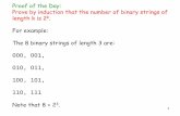 Proof of the Day: Prove by induction that the number of ...