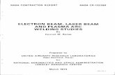 ELECTRON BEAM, LASER BEAM AND PLASMA ARC WELDING …