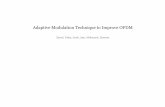 Adaptive Modulation Technique to Improve OFDM
