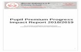 Pupil Premium Progress Impact Report 2018/2019