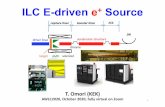 ILC E-driven e Source - agenda.linearcollider.org