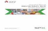 Operating Manual DELTA DA3+ SLD - APV
