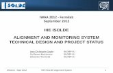 HIE ISOLDE ALIGNMENT AND MONITORING SYSTEM TECHNICAL ...