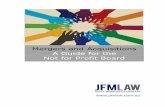 mergers and acquisitions in the nfp - JFM Law