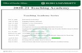 2020-21 Teaching Academy