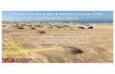 Oceano Dunes Science Advisory Group (SAG) Technical Discussion