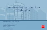 Presentation: Canadian Law Competition Highlights
