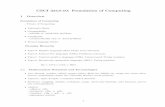 CSCI 3313-10: Foundation of Computing