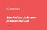 Sim Pedals Ultimate+ product manual
