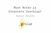 What Works in Corporate Coaching?
