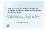 (3) Public Assessment – Assessment Design and the ...
